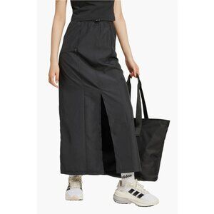 NWT Adidas Women's Adiclub Slit Maxi Skirt Zippered Pockets Drawcord-Toggle XS